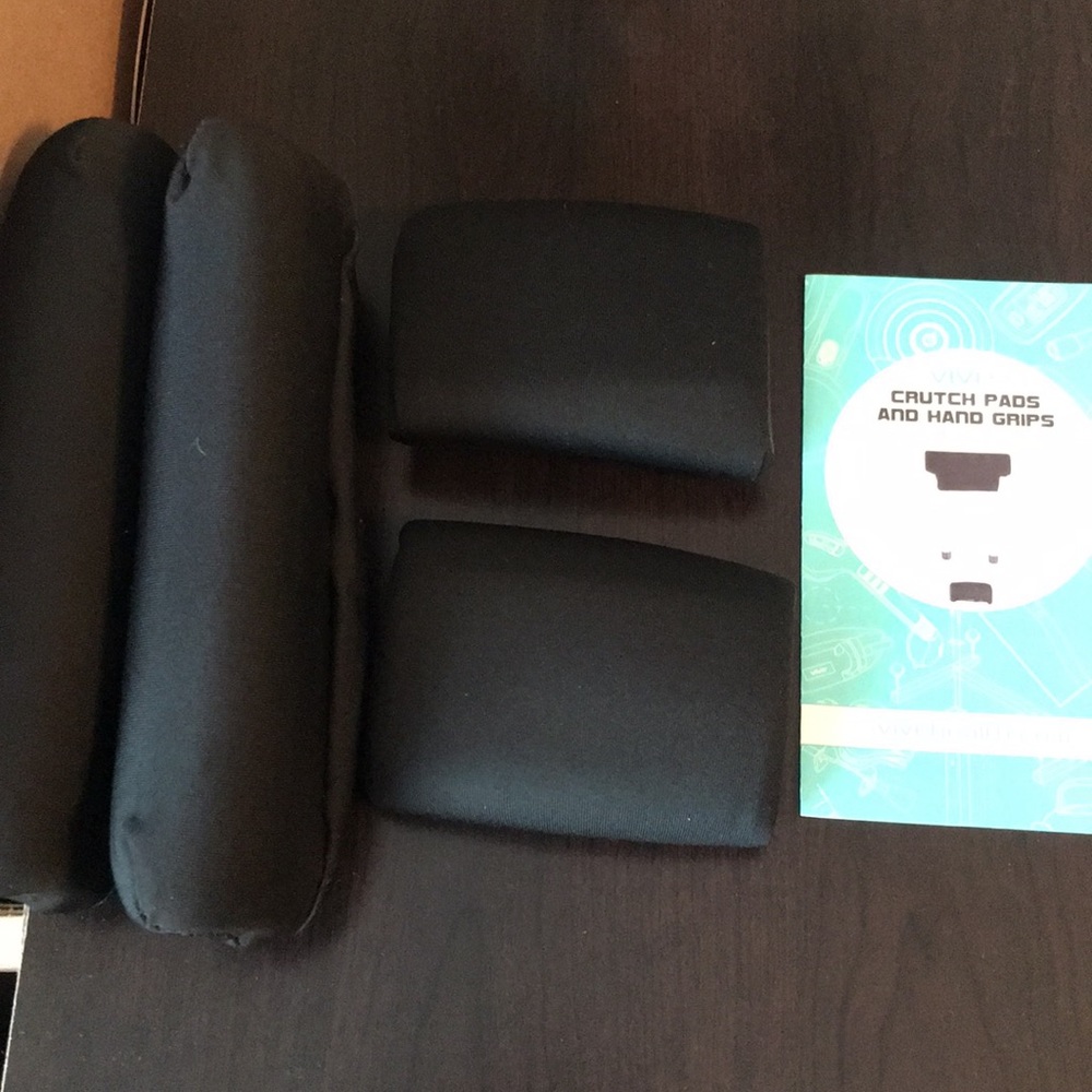 Vive crutch pads
